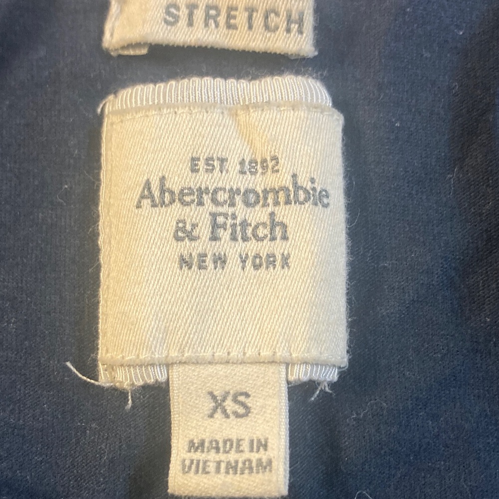 Navy Blue Abercrombie & Fitch Cross Strap Tank Top. Size XS - Picture 3 of 3
